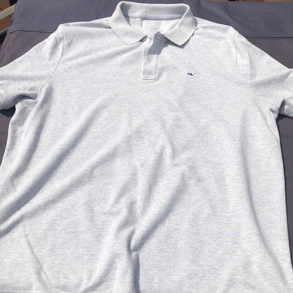 Light Gray Vineyard Vines Golfshirt